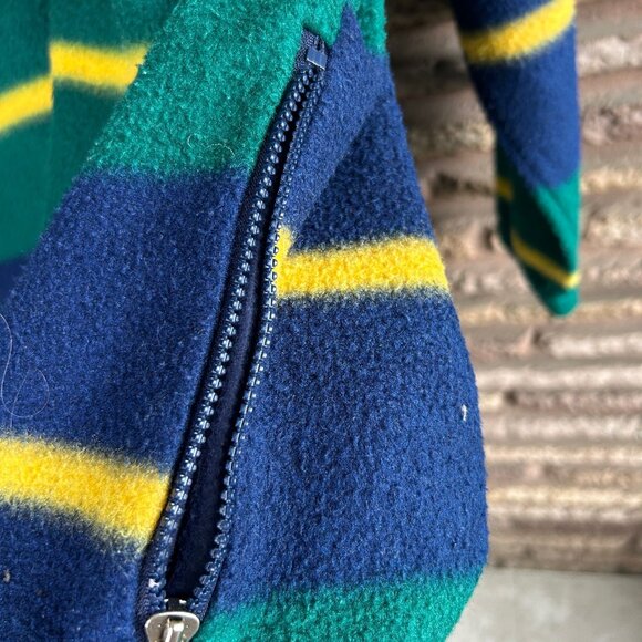 Eddie Bauer Ebtek Mens Vintage 90s Fleece 1/4 Zip Pullover Size XL Tall - Picture 5 of 14